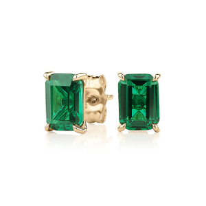 Emerald Stud Earrings